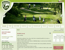 Tablet Screenshot of golfjested.cz